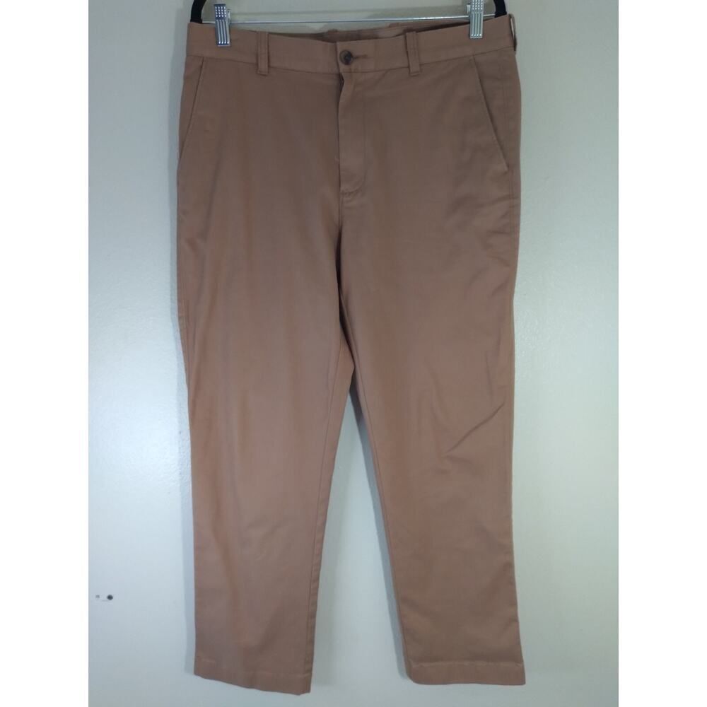 J Crew Pants Brown Flex Athletic Men's Sz 33/30 Business Casual